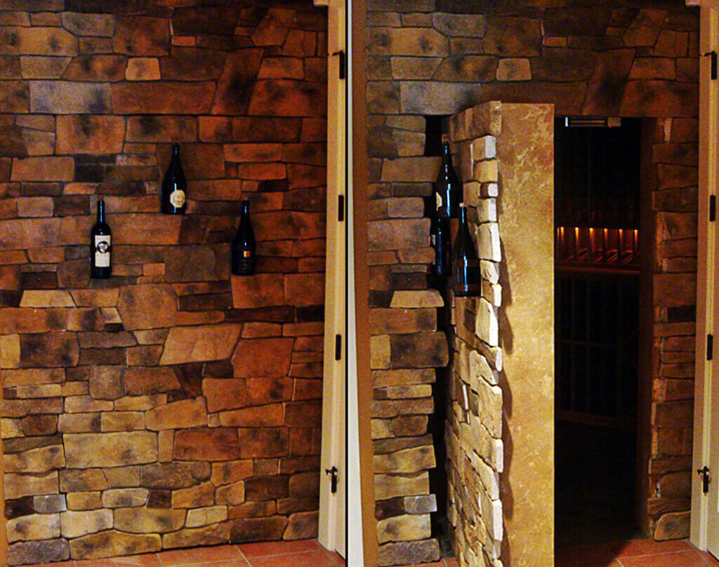 46 Wine Rack Hidden Door Shell Armored vehicles